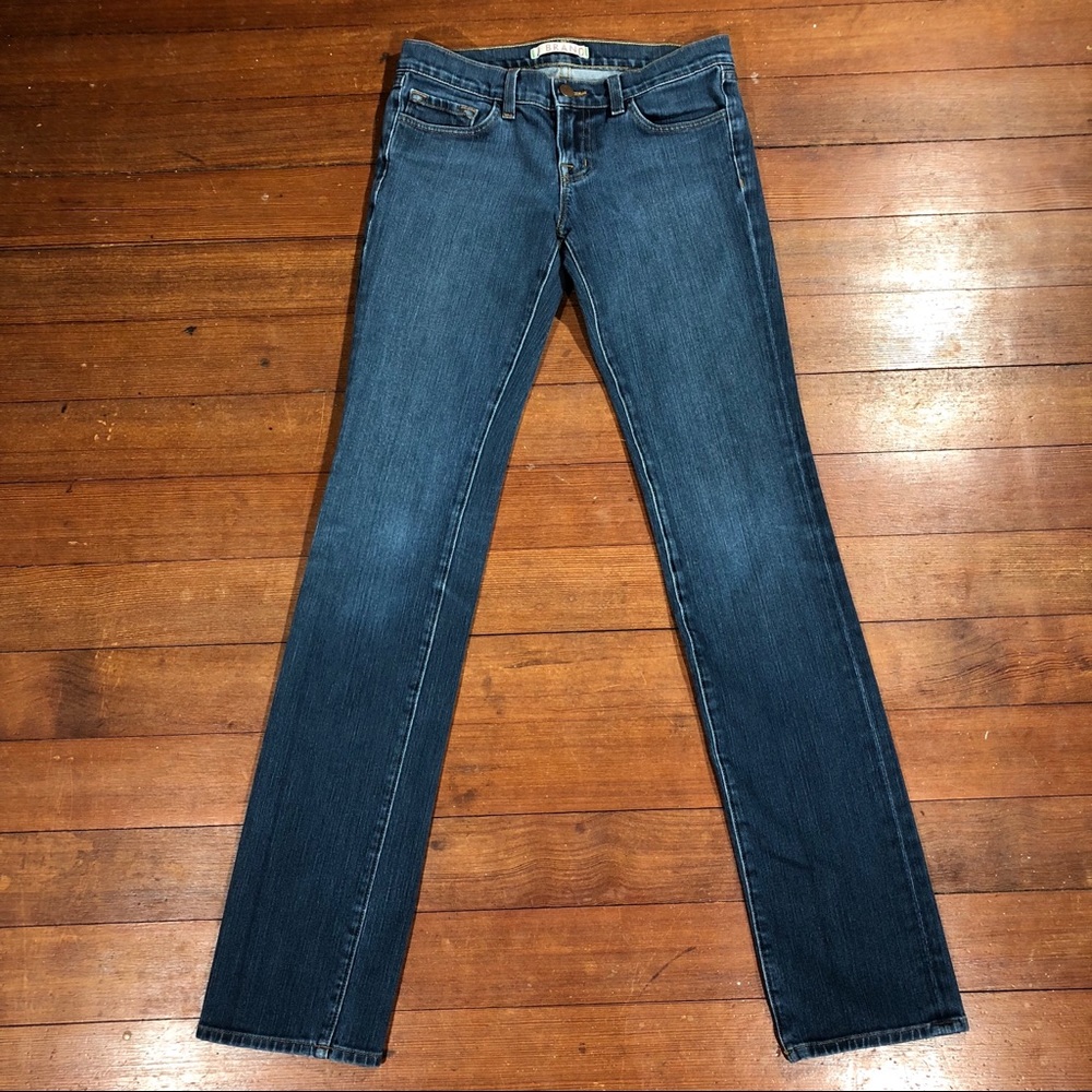 J Brand Low Rise Cigarette Leg Jeans